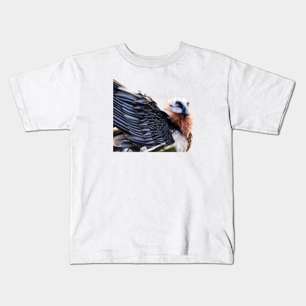 Bearded Vulture / Swiss Artwork Photography Kids T-Shirt by RaphaelWolf